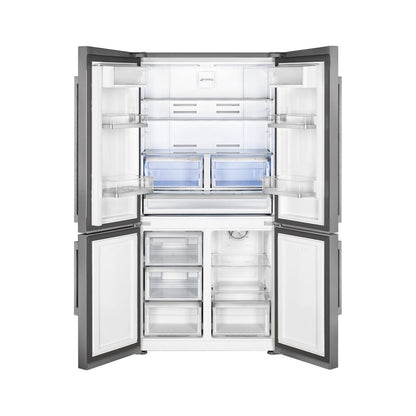 SMEG Refrigerator 24 Cft 541L 4 Doors Stainless Steel SMEG