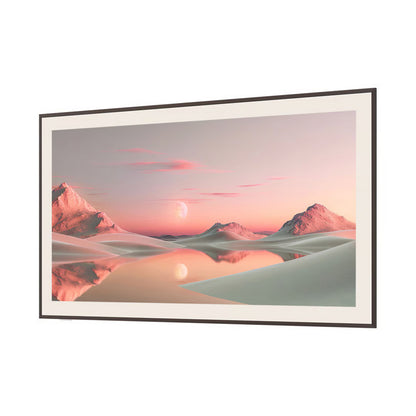 TCL 75" Frame - Dark Oak