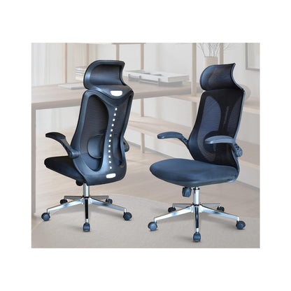 Fuden Black Office Chair With Sleek Modern Comfort CHN
