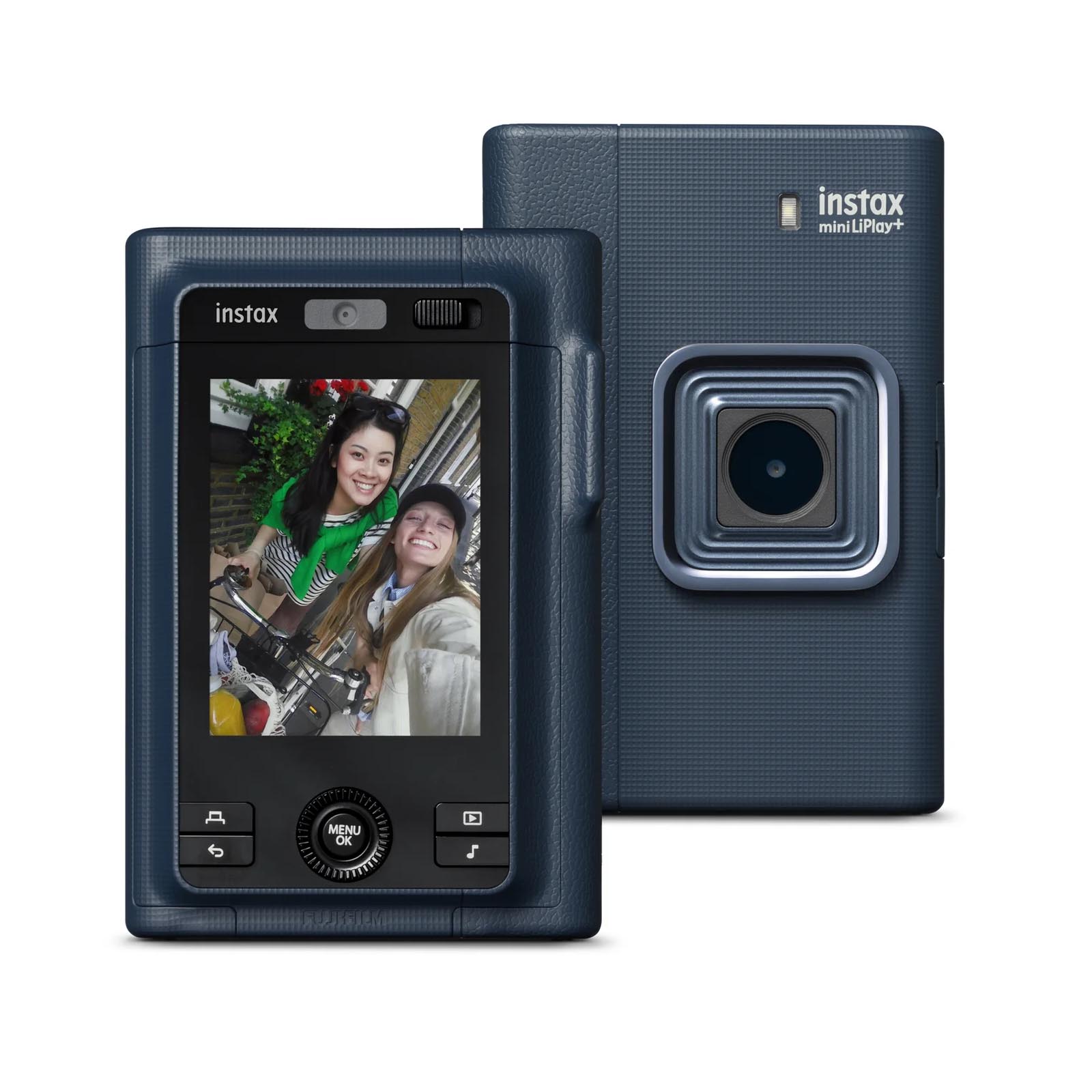 Instax Mini LiPlay Plus Hybrid Instant Camera - Navy