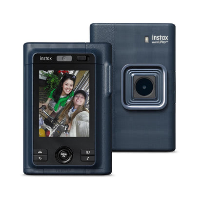 Instax Mini LiPlay Plus Hybrid Instant Camera - Navy FUJI