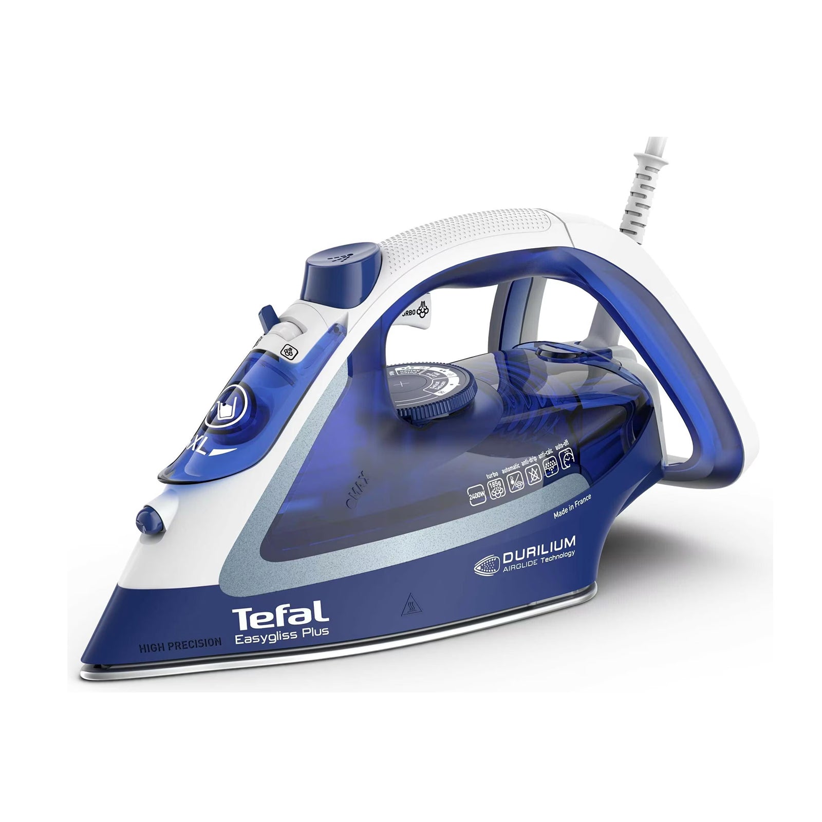 Tefal Easygliss Steam Iron 2500W, 45g/min