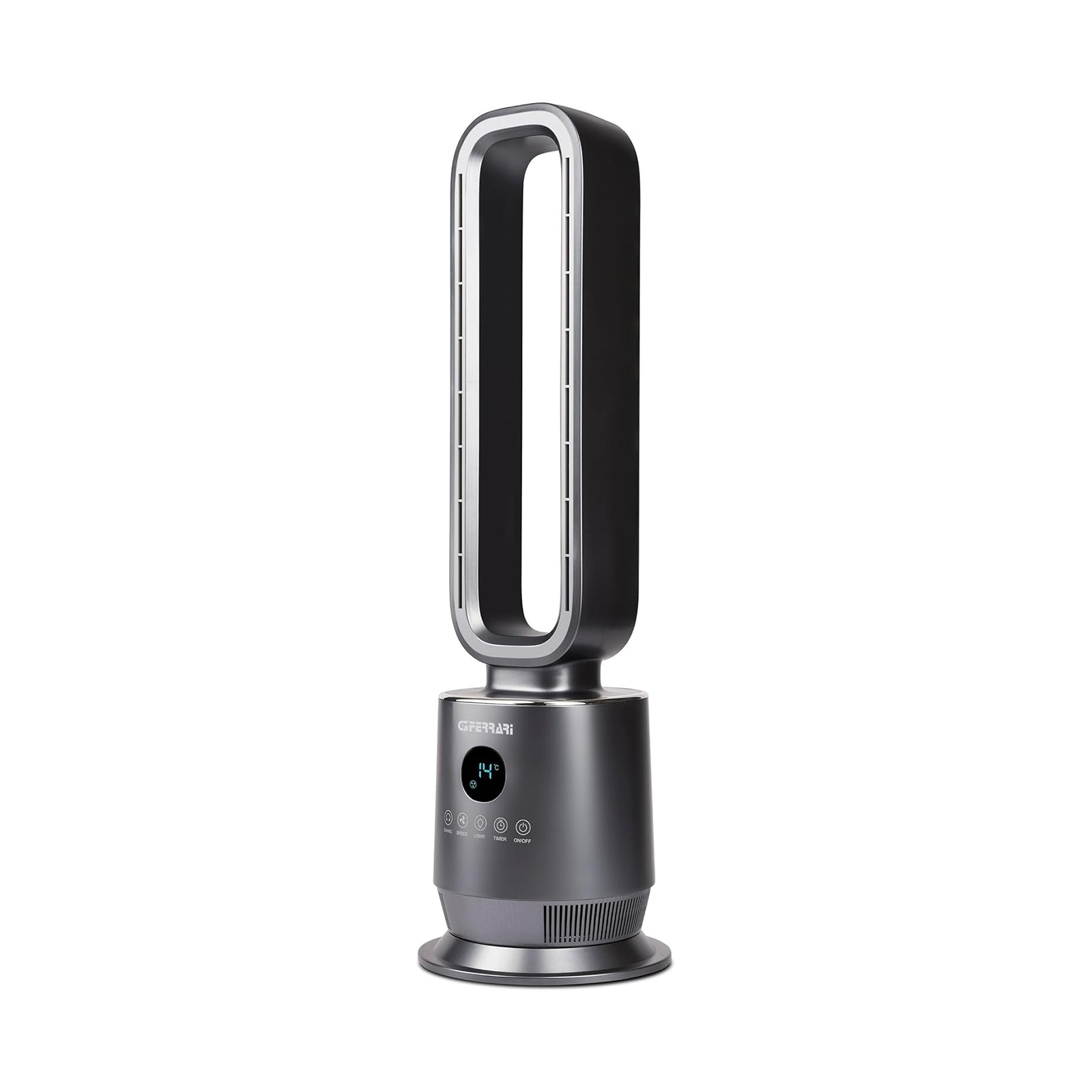 Ferrari Bladless Fan 50w 3 Speeds 12 Hours Timer Grey