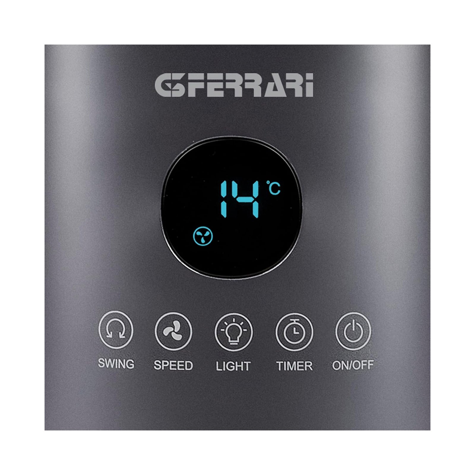 Ferrari Bladless Fan 50w 3 Speeds 12 Hours Timer Grey