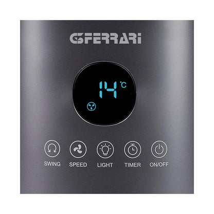 Ferrari Bladless Fan 50w 3 Speeds 12 Hours Timer Grey