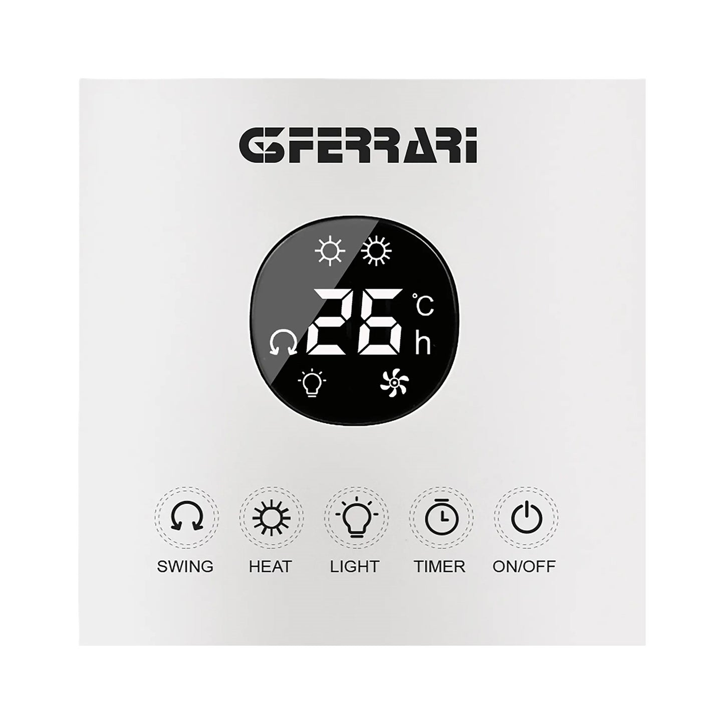 G Ferrari Bladless Fan Heater 2000w Ceramic Elements