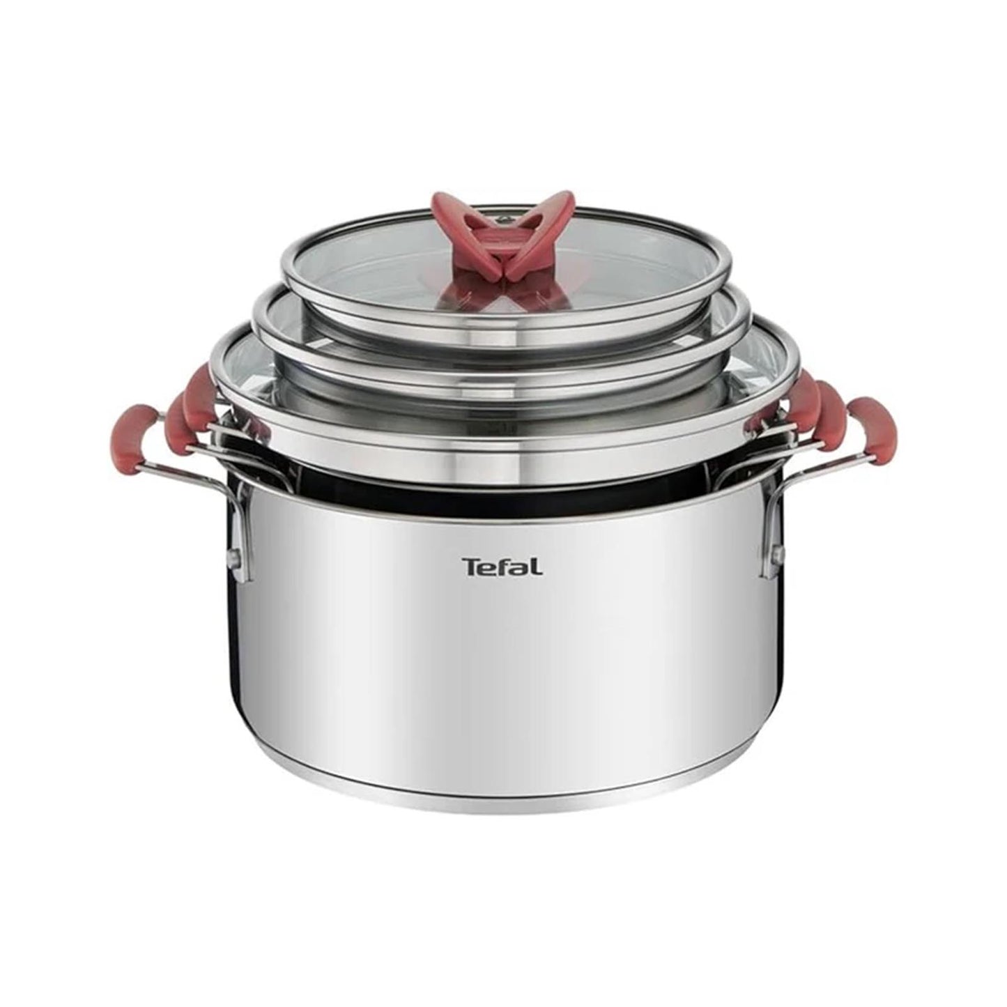 Tefal OPTI'SPACE SET 6 pcs INOX