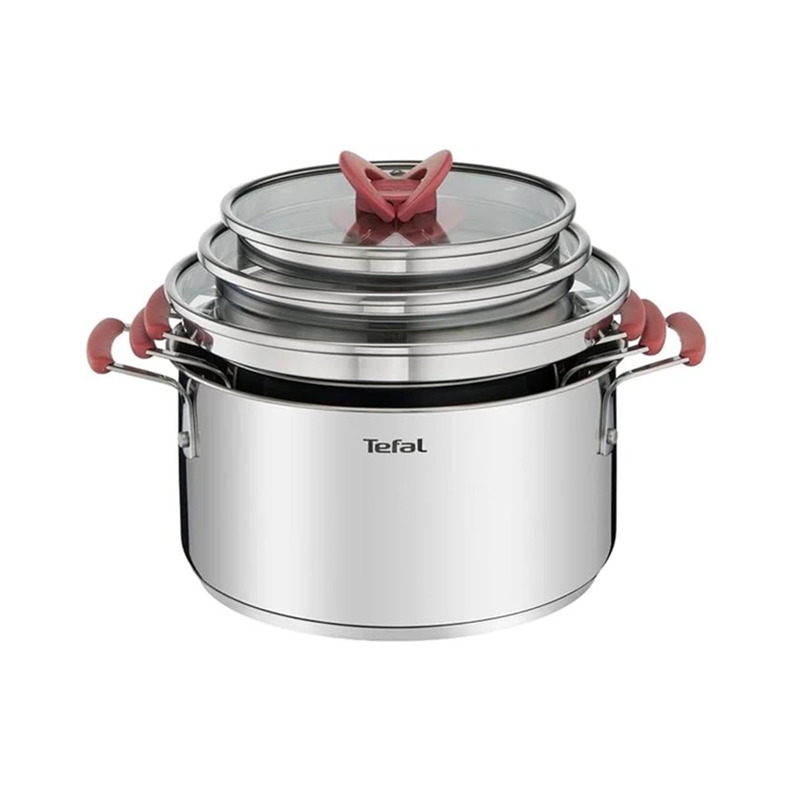 Tefal OPTI'SPACE SET 6 pcs INOX