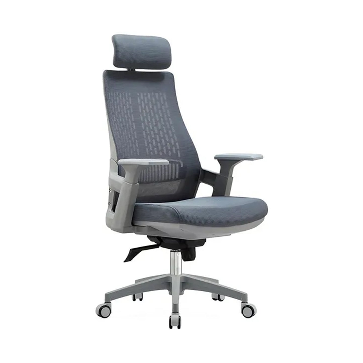 Gagou Grey Office Chair With Soft Ergonomic Support