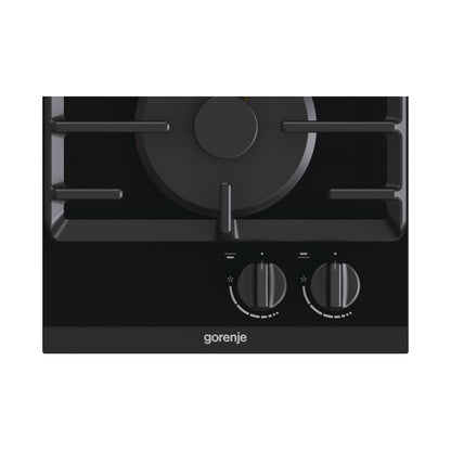 GORENJE Hob 30Cm Domino 2 Gas Burners Vitro Ceramic Black