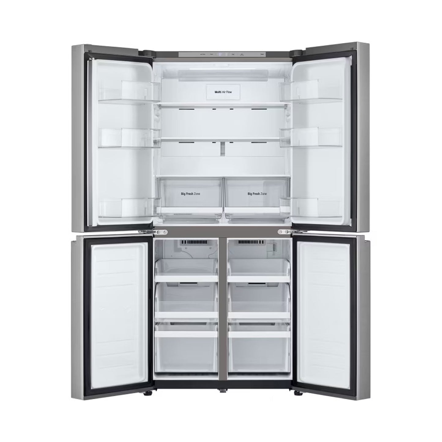 LG Refrigerator 4 Doors 24CF Inverter Silver