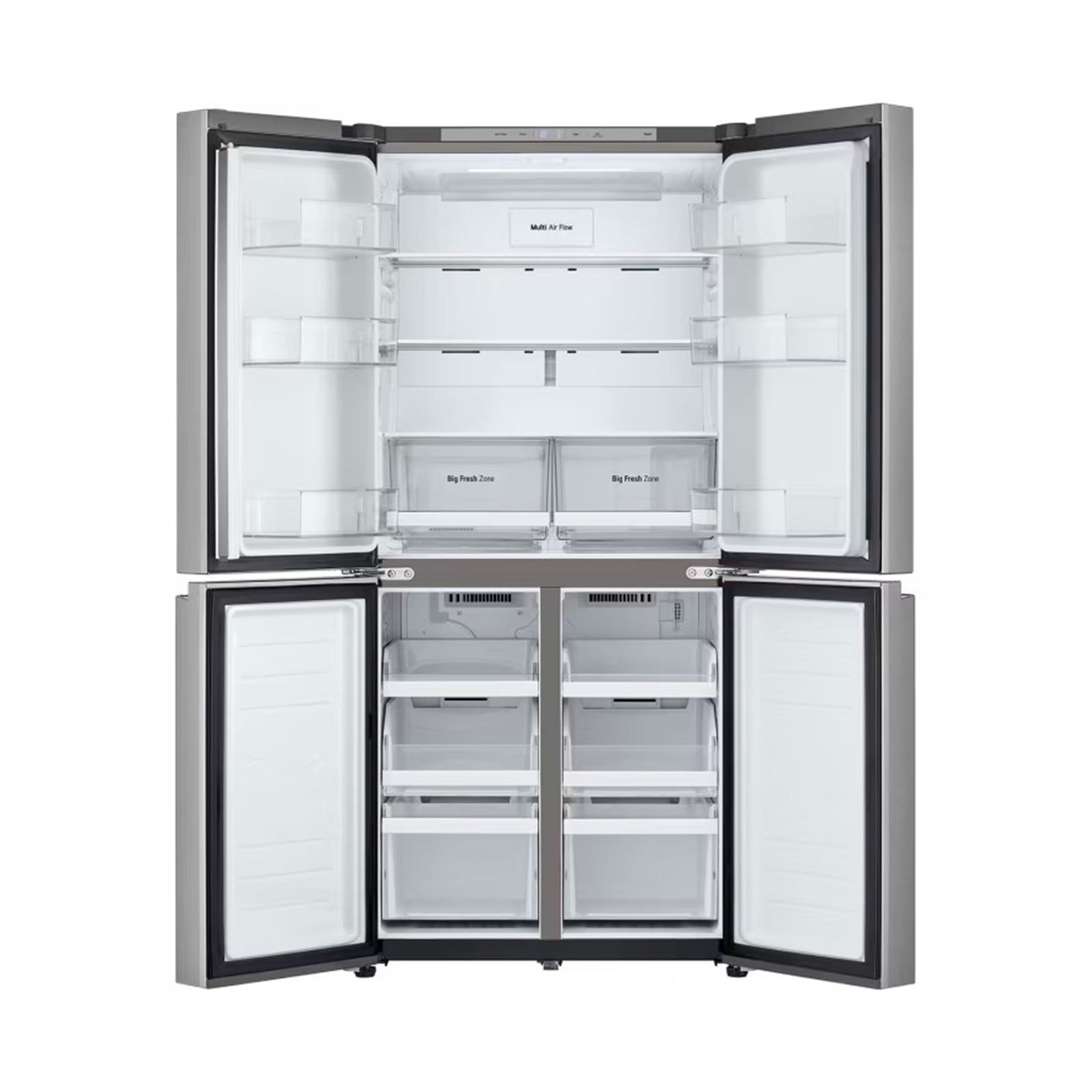 LG Refrigerator 4 Doors 24CF Inverter Silver