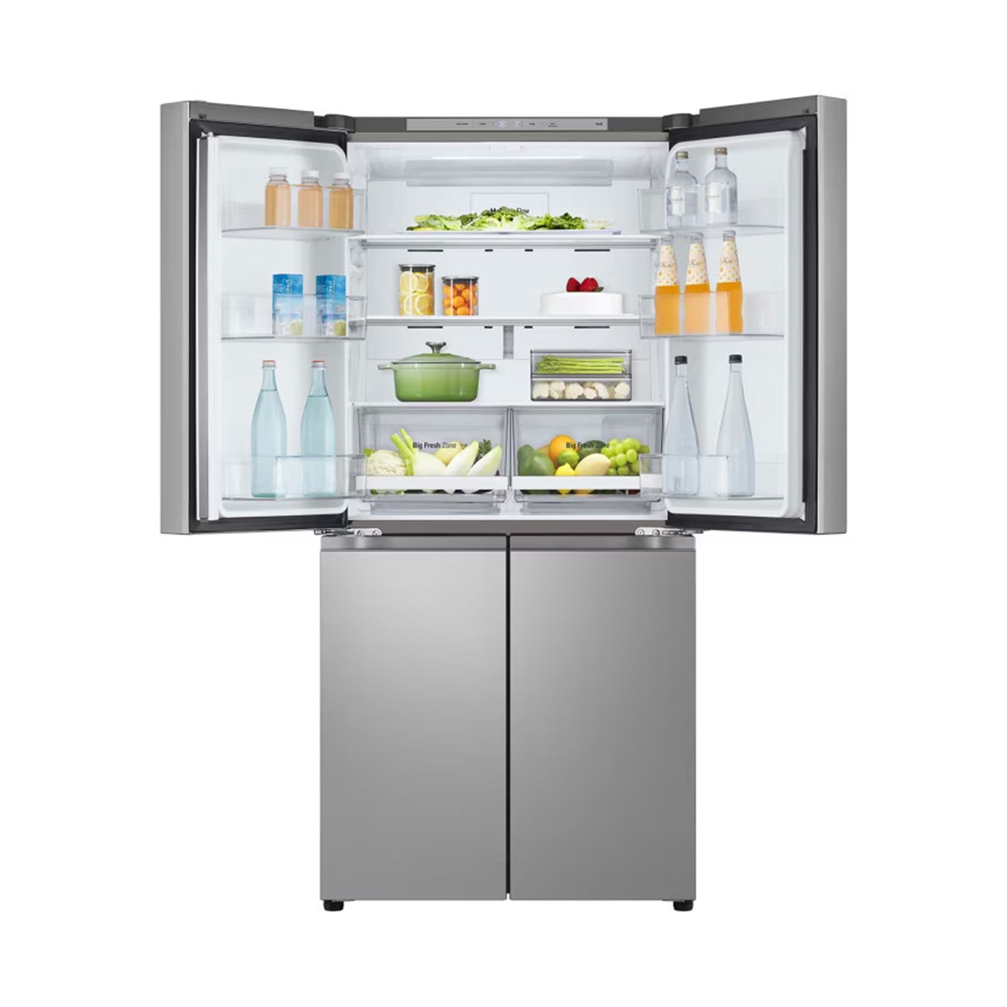 LG Refrigerator 4 Doors 24CF Inverter Silver