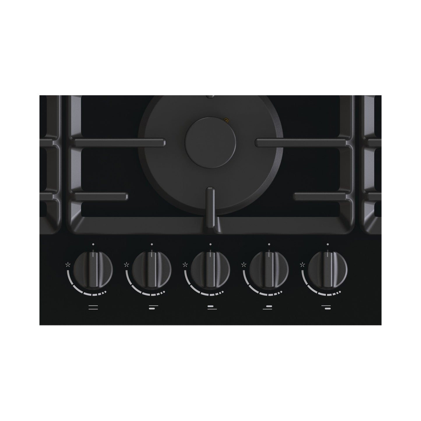 GORENJE Hob 90cm 5Gas Burners Safety Cast Iron Ceramic Black