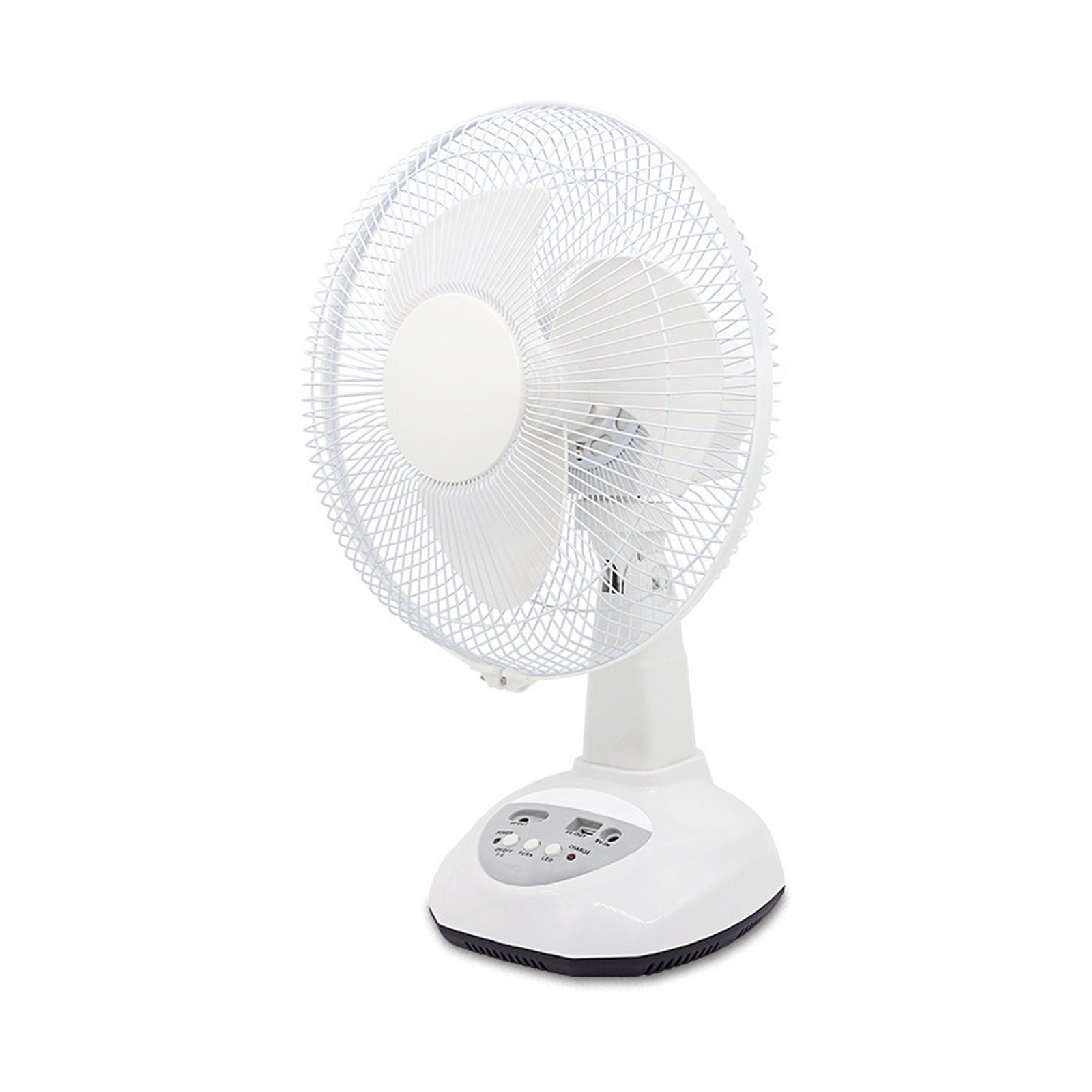 GDLITE Solar Rechargeable Fan With 2 Speeds