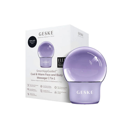Geske  Cool & Warm Face And Body Massager  7 In 1 Purple
