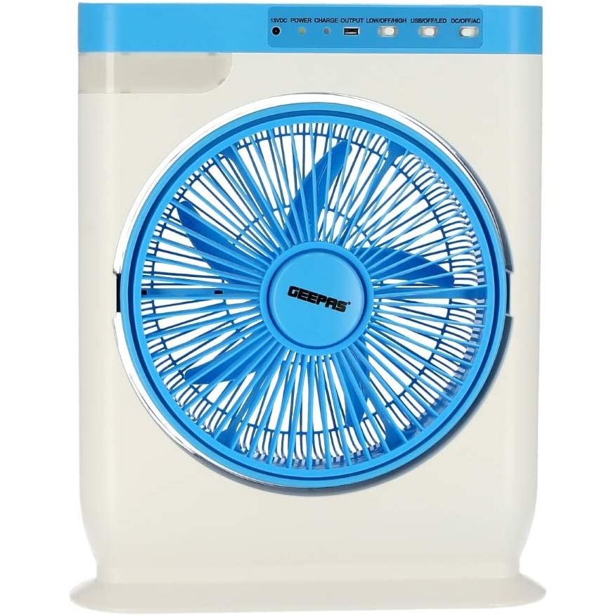 Geepas Rechargeable Box  Fan 12 Inch