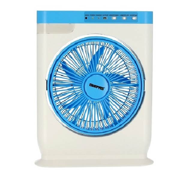 Geepas Rechargeable Box  Fan 12 Inch