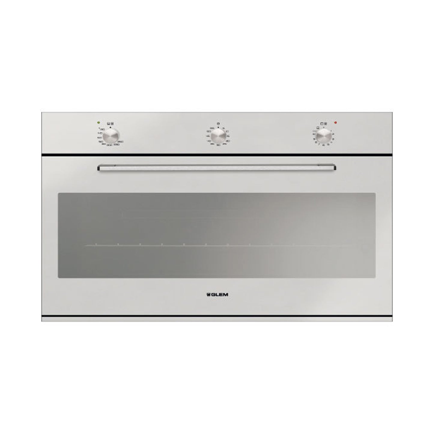 G.GAS Oven 90Cm Gas Electric Fashion White