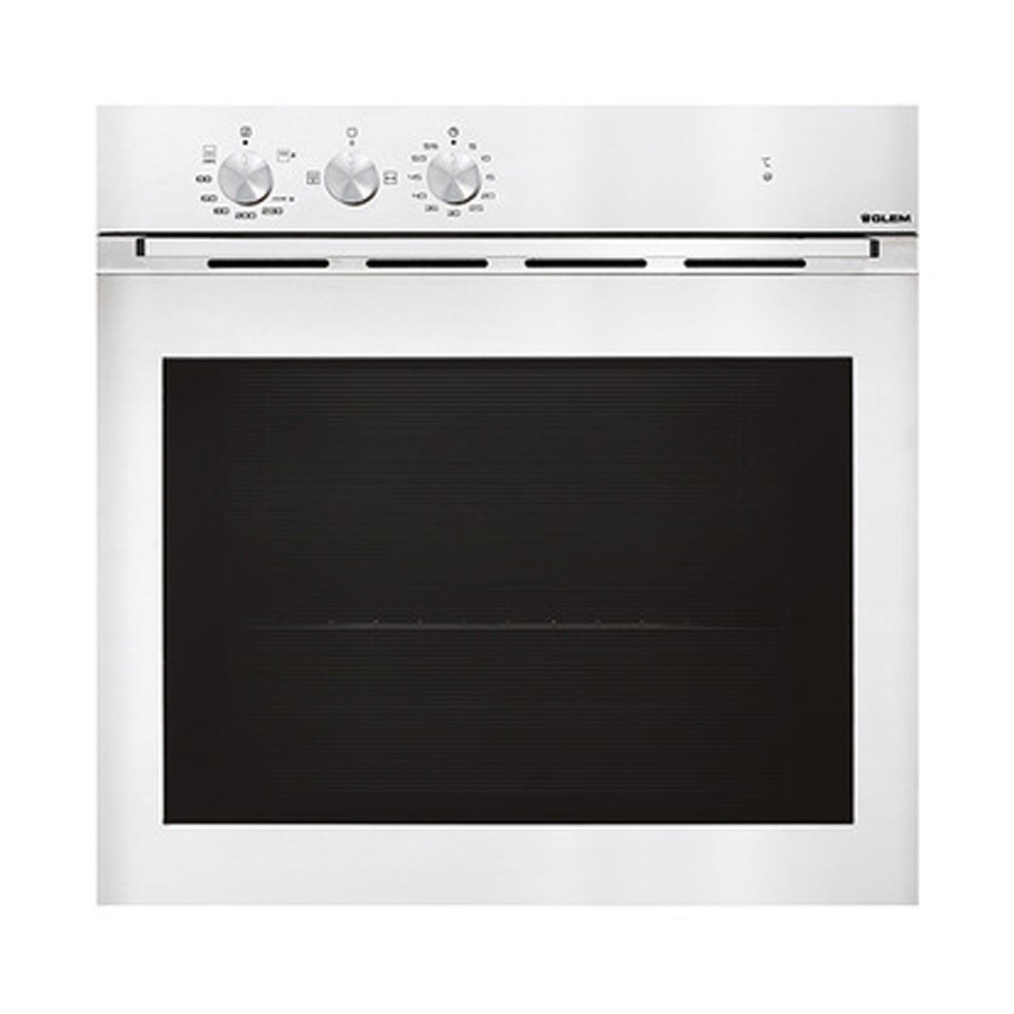 GLEM GAS Oven 60Cm Gas Gas 57 Litres Safety Ignition White