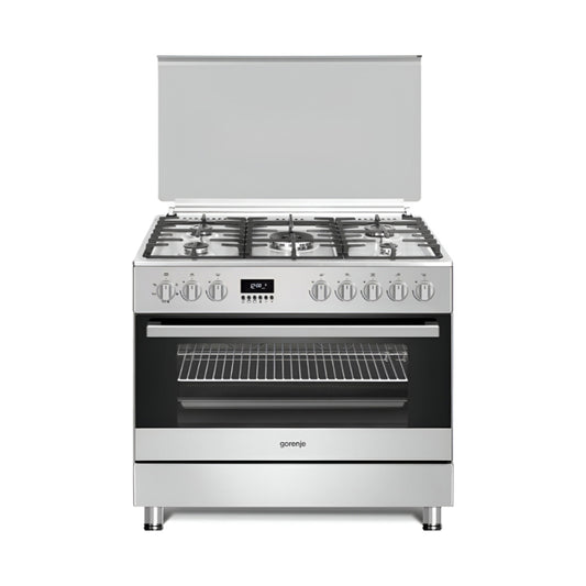 GORENJE Cooker 90Cm Wide 5 Gas Burners White