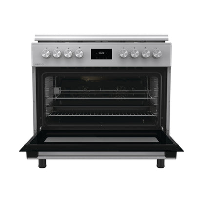 GORENJE Cooker 90 cm Wide Safety Convection Inox