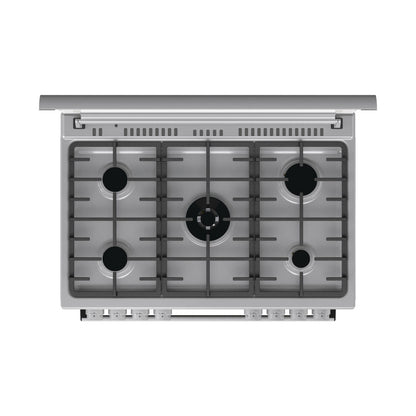 GORENJE Cooker 90 cm Wide Safety Convection Inox