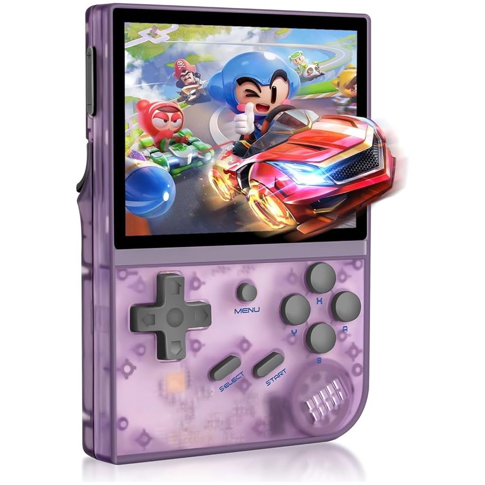 ANBERNIC HANDHELD GAME - 3.5 INCH IPS SCREEN - PURPLE