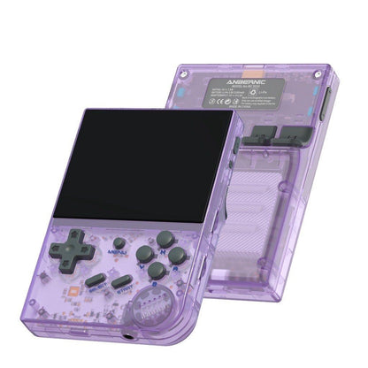 ANBERNIC HANDHELD GAME - 3.5 INCH IPS SCREEN - PURPLE