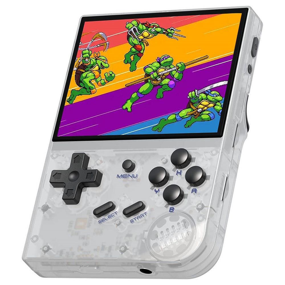 ANBERNIC HANDHELD GAME - 3.5 INCH IPS SCREEN - WHITE