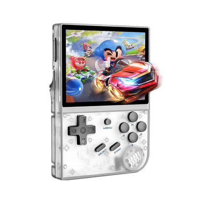 ANBERNIC HANDHELD GAME - 3.5 INCH IPS SCREEN - WHITE