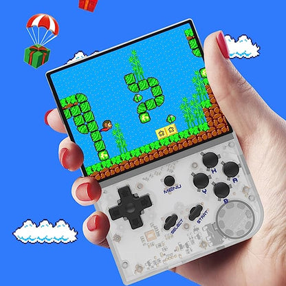 ANBERNIC HANDHELD GAME - 3.5 INCH IPS SCREEN - WHITE