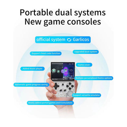 ANBERNIC HANDHELD GAME - 3.5 INCH IPS SCREEN - WHITE