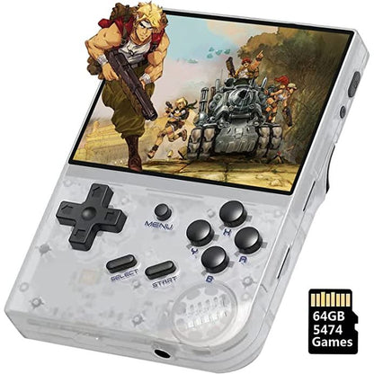 ANBERNIC HANDHELD GAME - 3.5 INCH IPS SCREEN - WHITE