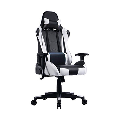 GAMING CHAIR - BLACK/WHITE