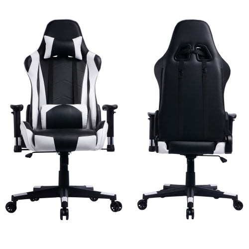 GAMING CHAIR - BLACK/WHITE