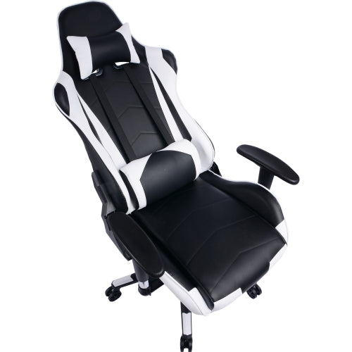 GAMING CHAIR - BLACK/WHITE