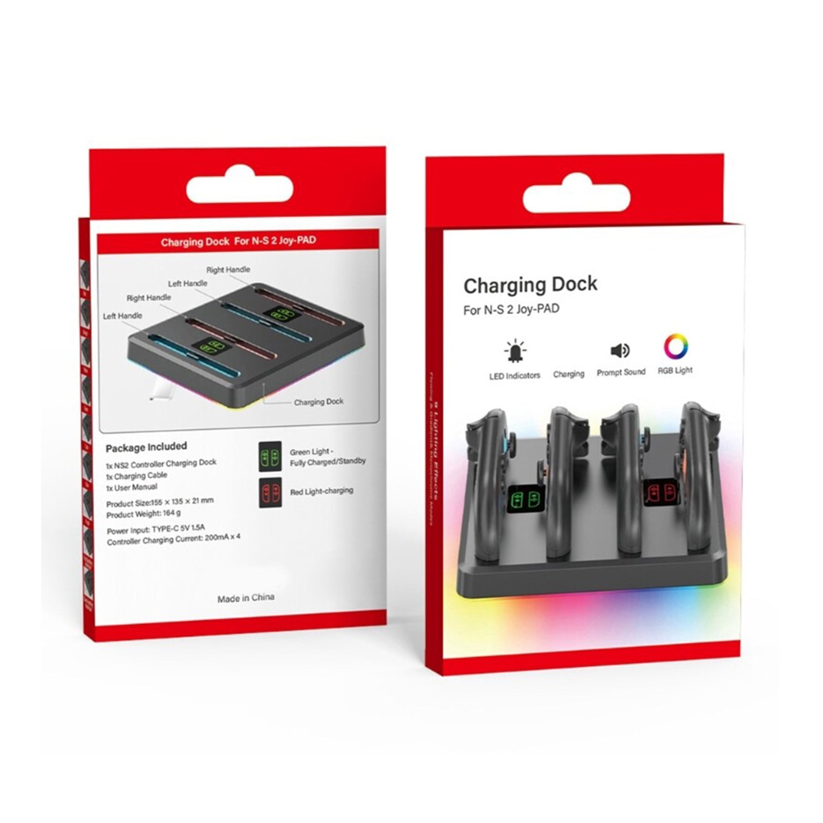 OTVO Charging Dock For Ninitendo Switch 2 Joy-Pad