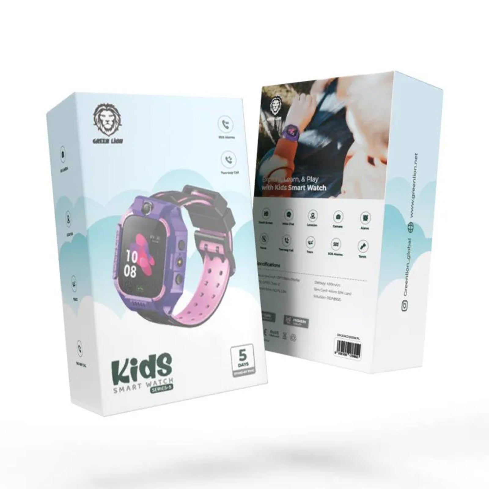 Green Lion 2G Kids Smart Watch Series 5 - Purple