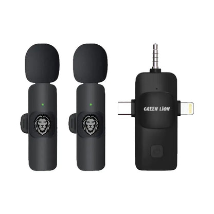 GREEN LION 3in 1 Wireless Microphone Type-C, Lightining