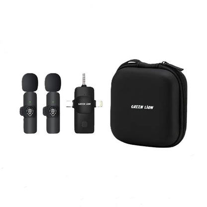 GREEN LION 3in 1 Wireless Microphone Type-C, Lightining