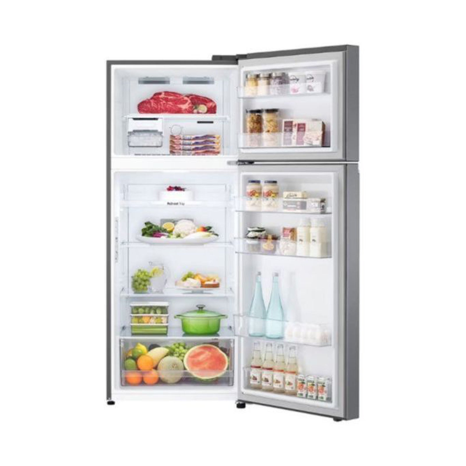 LG Refrigerator Top Mount 18 CF Inverter Silver