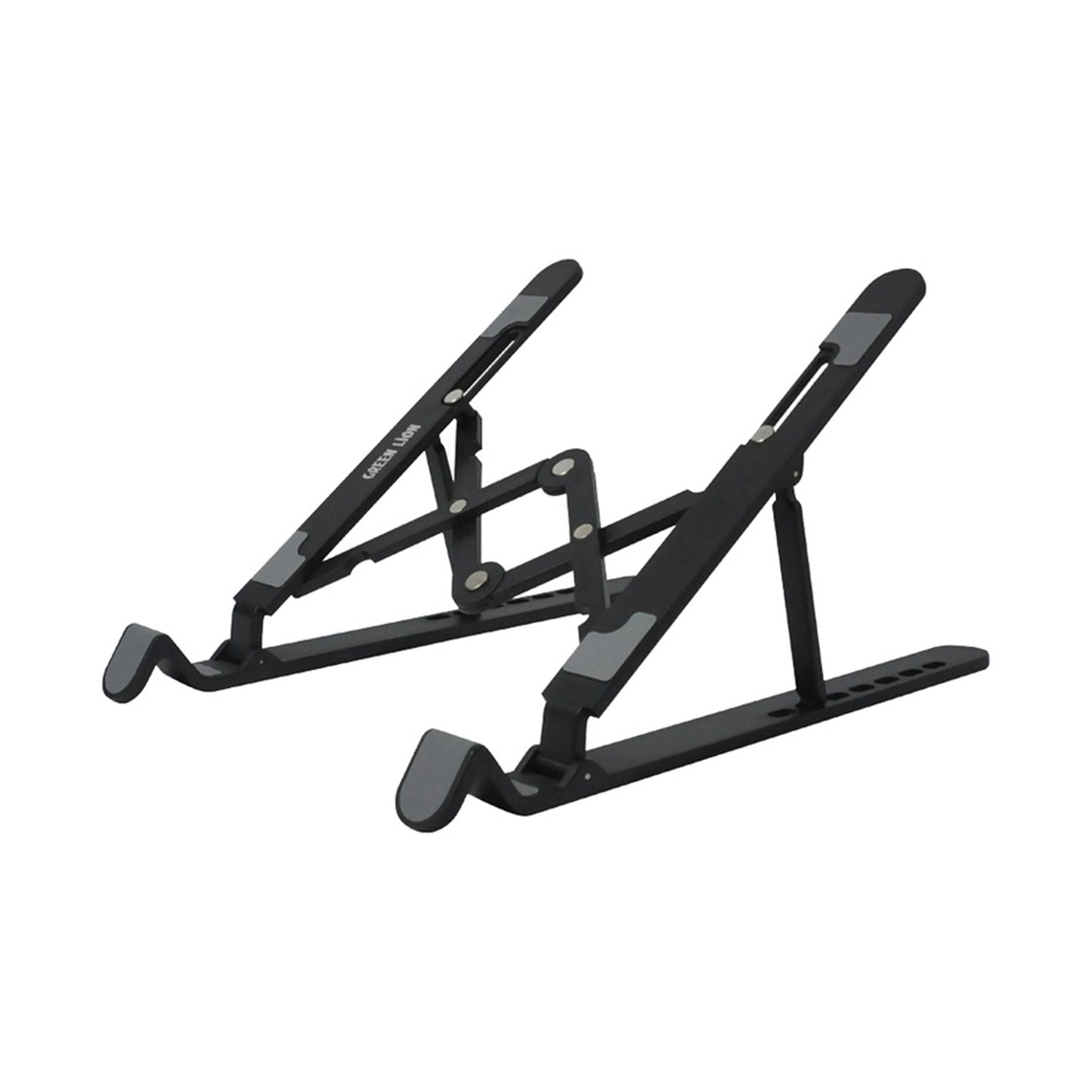 Green Lion Foldable Laptop Stand 7 Tilts - Black