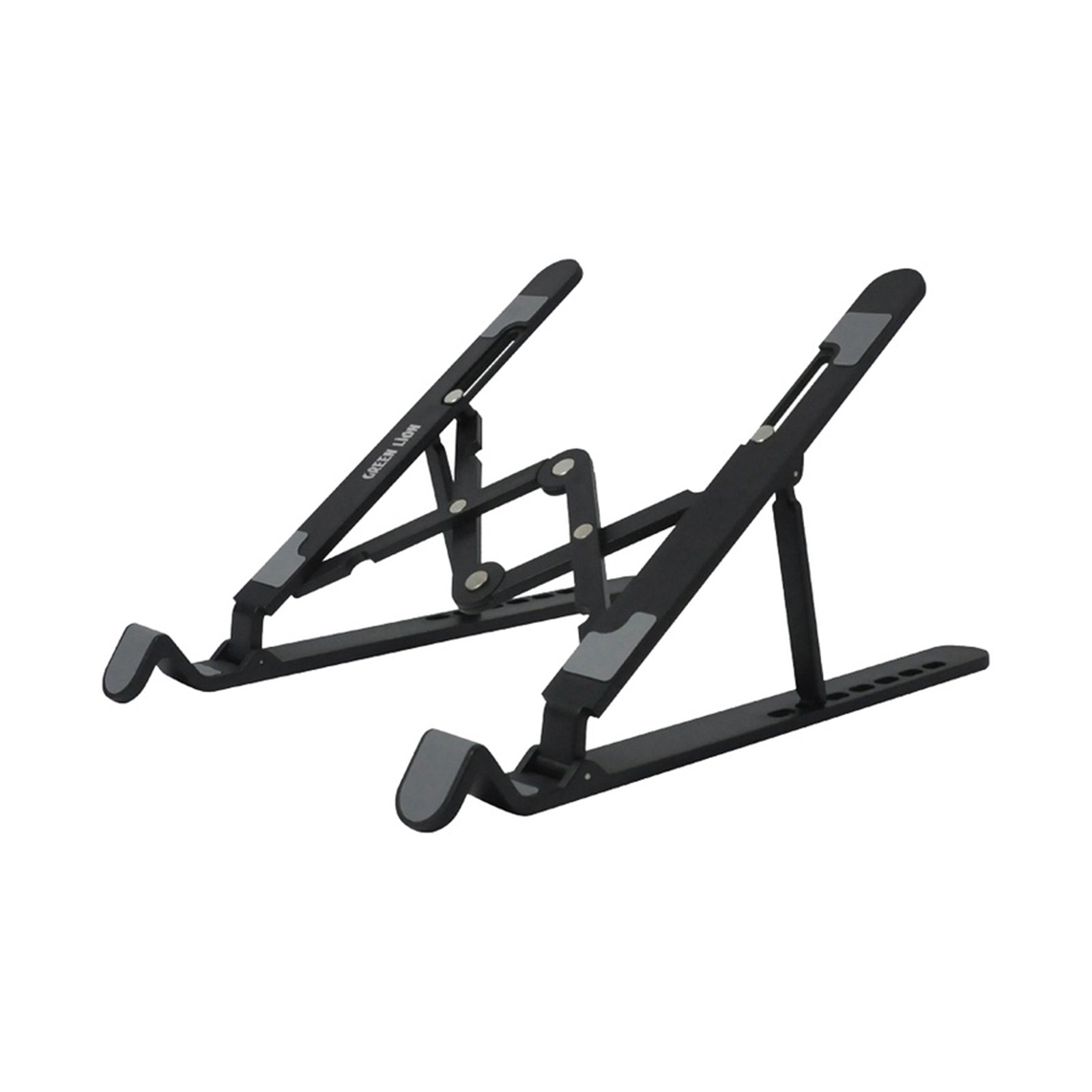 Green Lion Foldable Laptop Stand 7 Tilts - Black