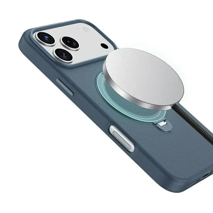 GREEN LION Minster Leather Magsafe For iPhone 17 PMax - Blue