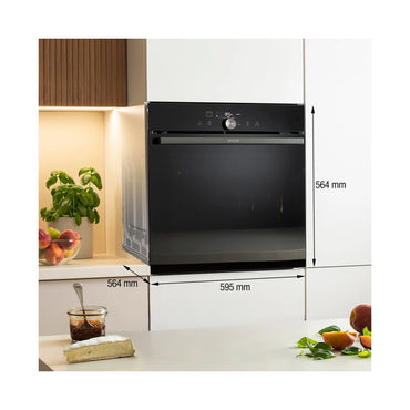 GORENJE Built in Pizza Oven 60cm Electic Pyrolytic 77L Black