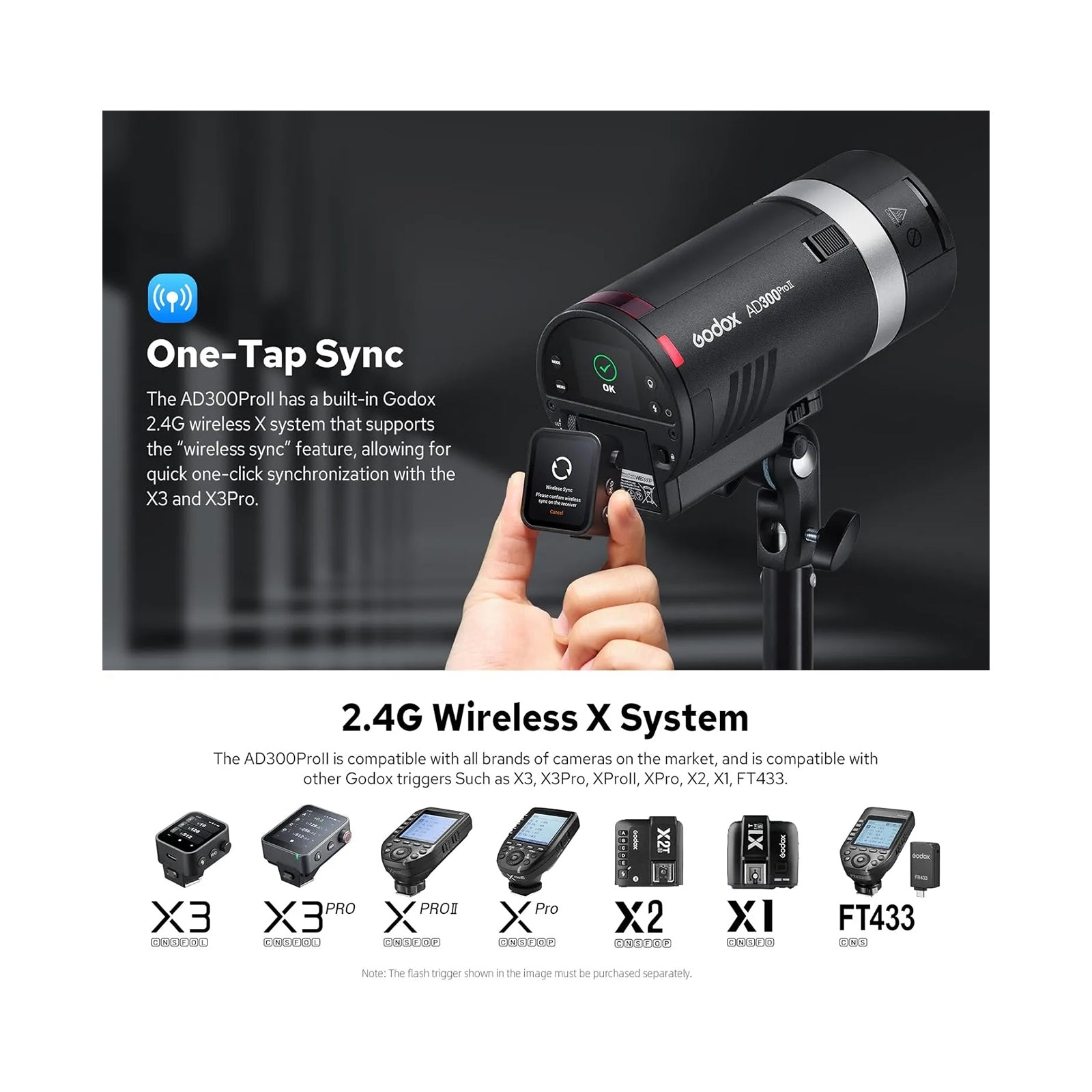 Godox AD300Pro II All-in-One Outdoor Flash