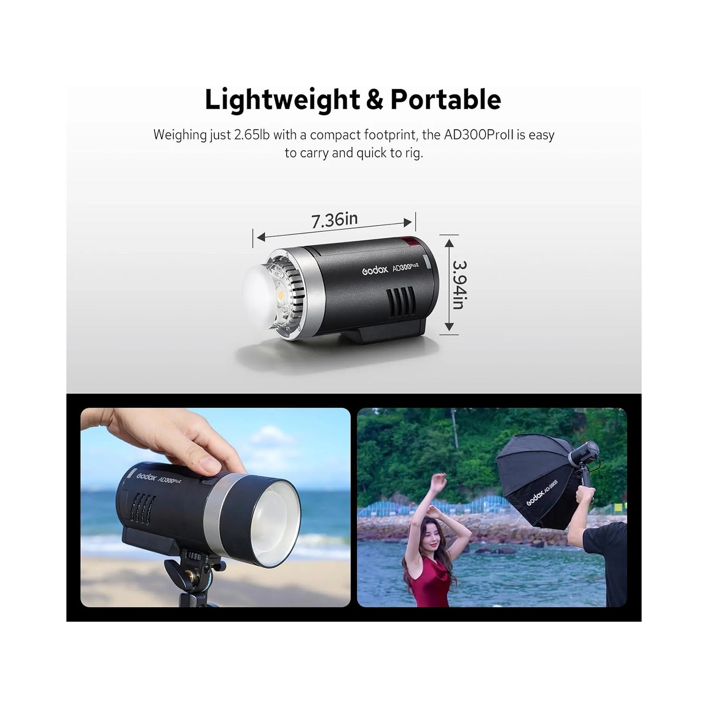 Godox AD300Pro II All-in-One Outdoor Flash