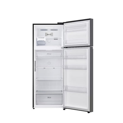 LG* 23 Cft Refrigerator 2 Doors Black LG