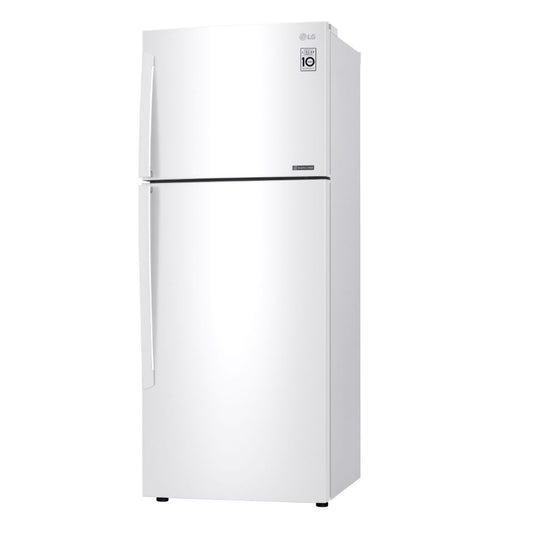 LG 22 CFT Refrigerator 2 Doors Top Mount - White